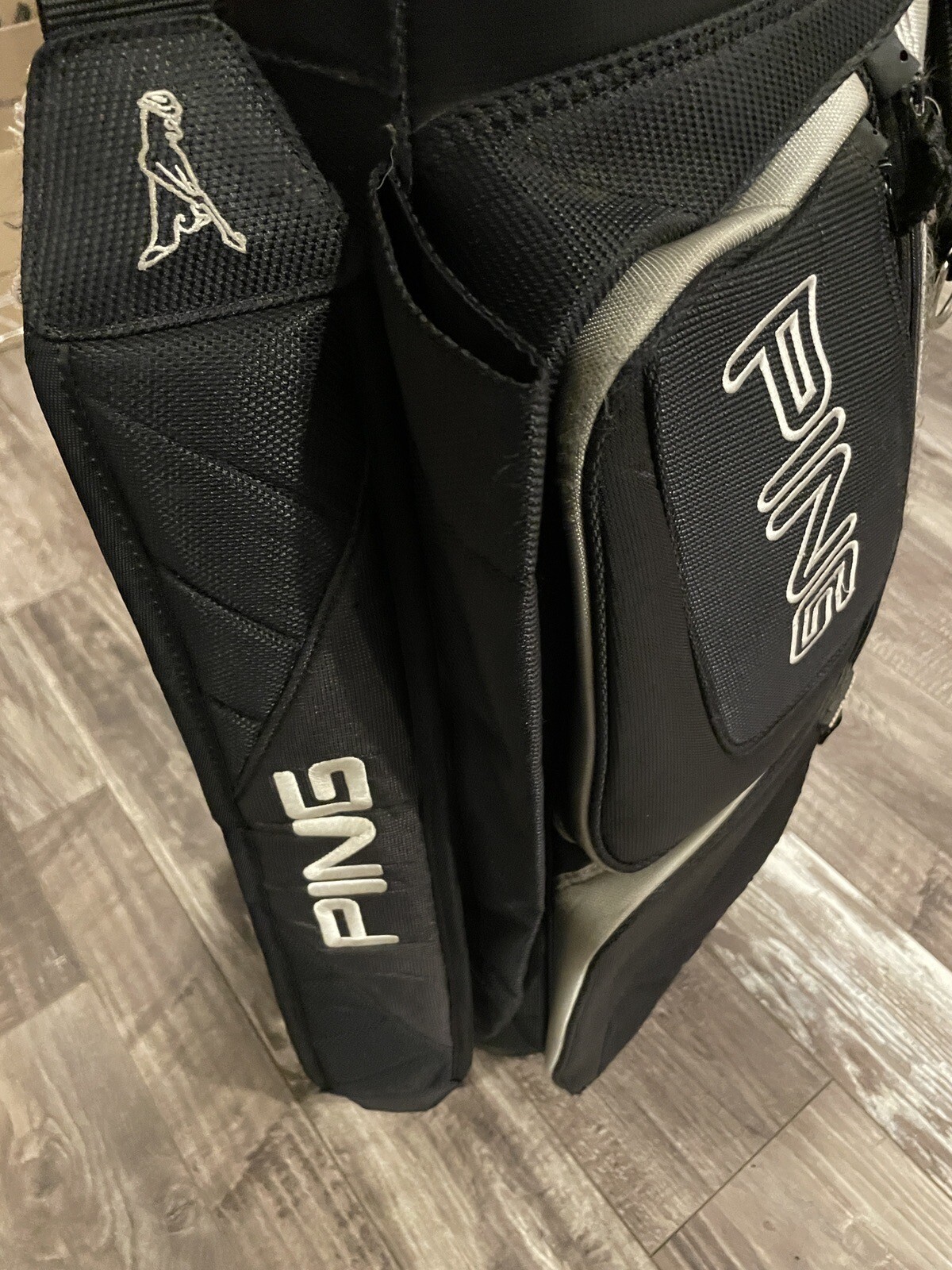 Ping Pioneer Cart Golf Bag 14 Way Divider Black Cooler Pocket All