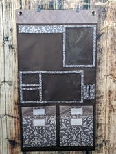 Thirty-One Hang Up Home Organizer  Say It Taupe Large 41"x22"