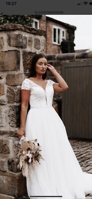 brautkleid neu aus glasgow gowns passt 18-22