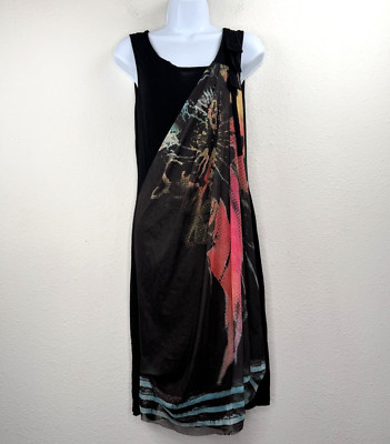 2026 Deux Mille Vingt Six Women's Dress Mesh Stretch Sleeveless Fits Like Large