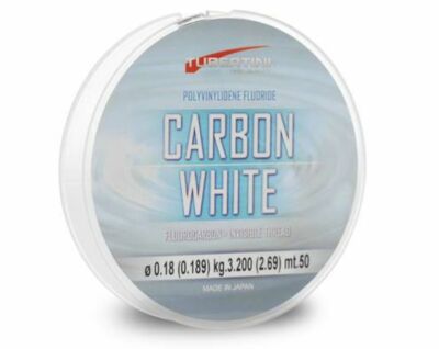 MONOFILAMENT FLUOROCARBON TUBERTINI CARBON WHITE 50 MT FISHING WIRE JAPAN TEMINALI