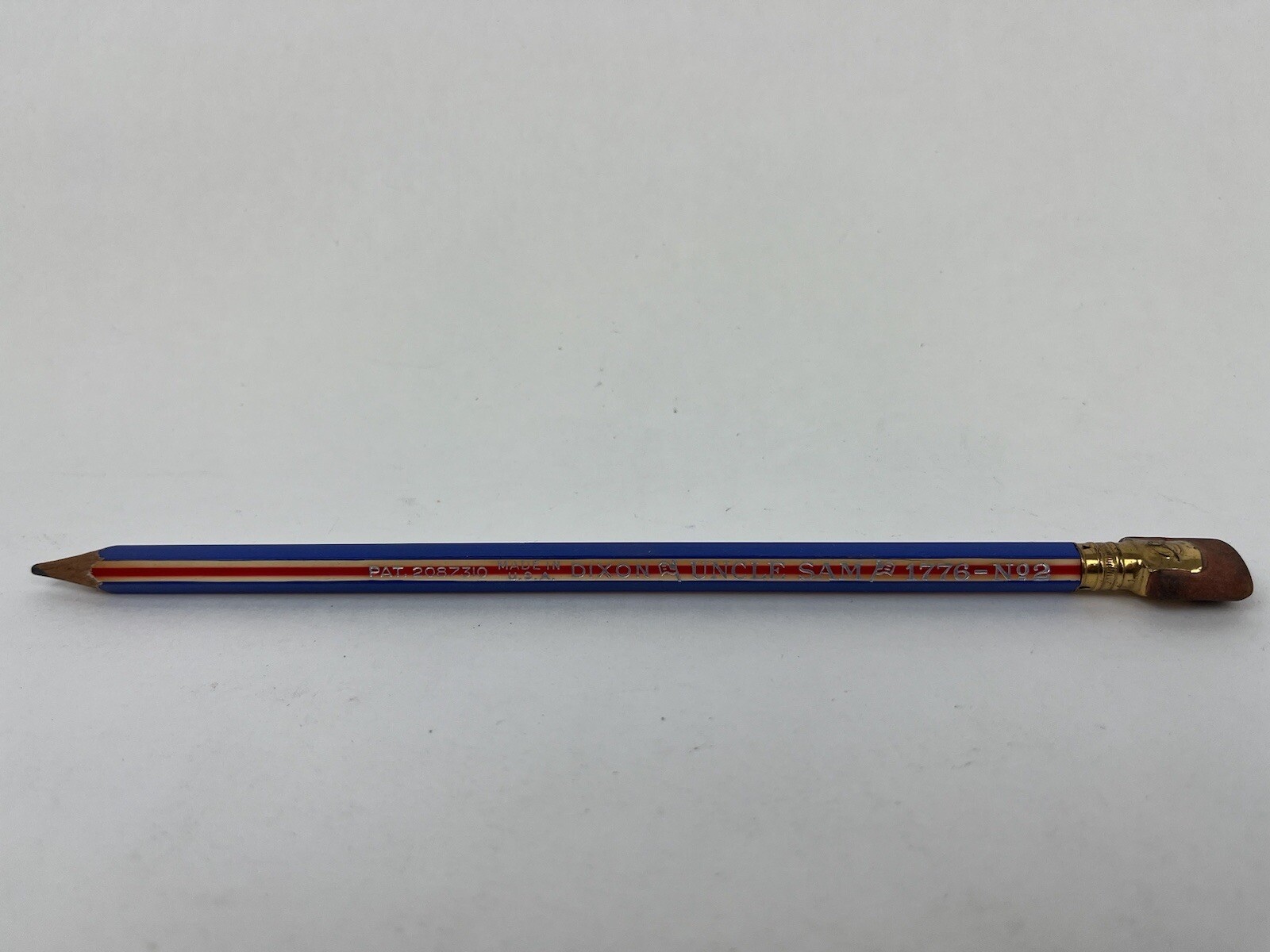 Vintage DIXON Pencil Company Uncle Sam 1776 No. 2 Unique Ferrule Eraser eBay