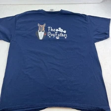 The DogFather German Shepherd XL T Shirt Bone Paws Gildan Ultra Cotton