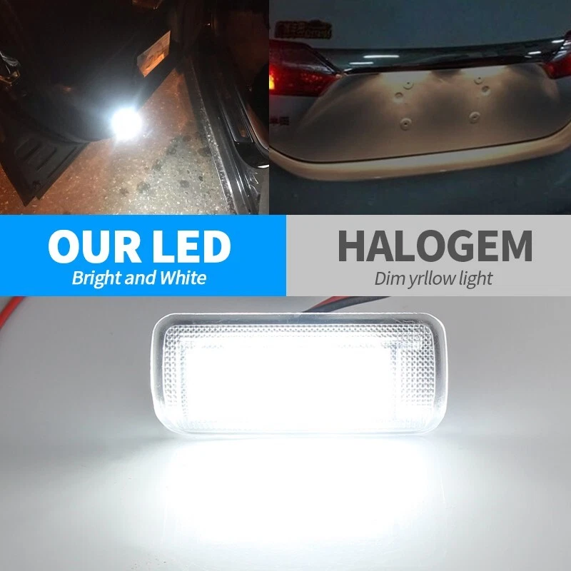 2x Full LED Side Door Courtesy Lights For 2001-20 Lexus RC200T RX300 RC350 RC-F - Image 4 of 4