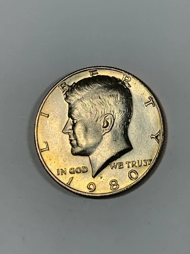 1980-P Clad Kennedy Half Dollar