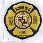 Hawaii - Honolulu HI Fire Dept Patch