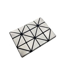 BAO BAO ISSEY MIYAKE Card Case PVC White Plain Women's