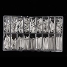 360pcs Watch Band Split Pins Watch Bracelet Strap Link Pins Cotter Bar Repair
