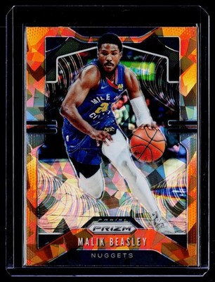 2019-20 Panini Prizm #86 Orange Ice Malik Beasley BK11
