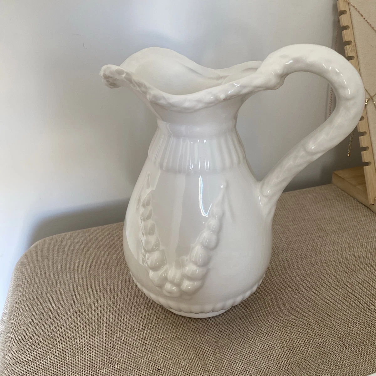 Ceramic & Porcelain White Collectible Original 1850-1899 Time