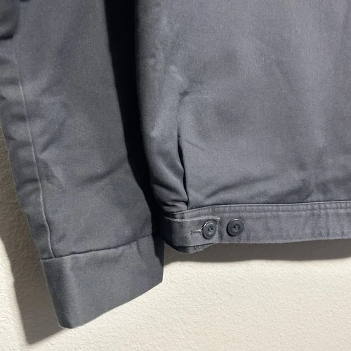 Vintage Work Wear Corporation Jacket Men's Large Gray Boxy Bomber 70s lined Zip image 8