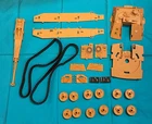 vintage G.I. GI JOE gijoe MAULER PARTS LOT free ship
