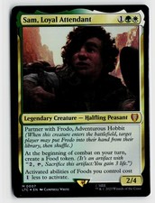 MTG Sam, Loyal Attendant x1 Foil NM LTC Lord Of The Rings Commander 0007