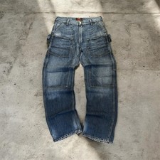 Vintage Franklin & Marshall Double Knee Carpenter Jeans Mens Denim Y2K Workwear