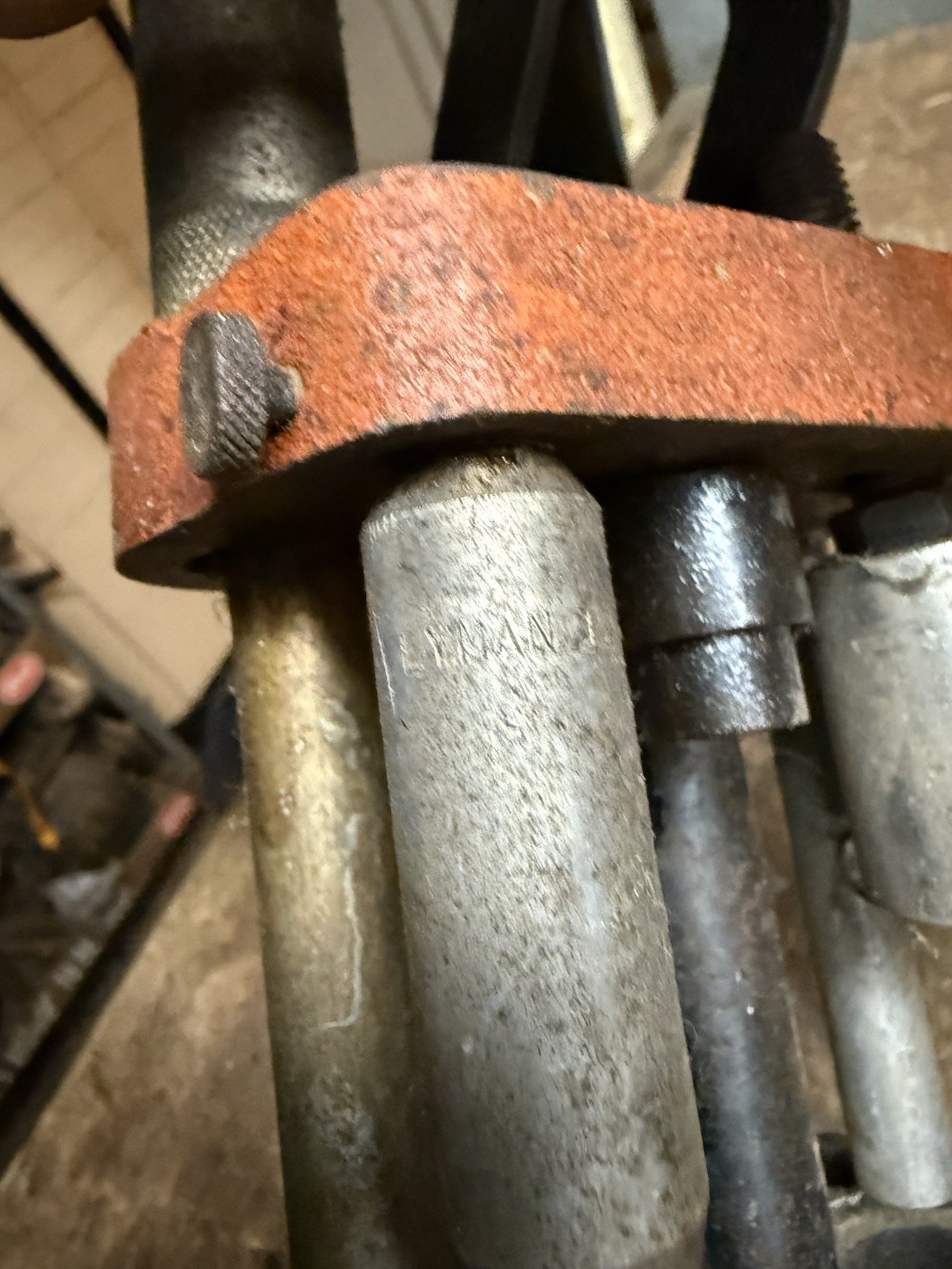 Vintage Old Lyman Shotgun Ammo Reloading Hand Operated Die Press Tool Parts USA