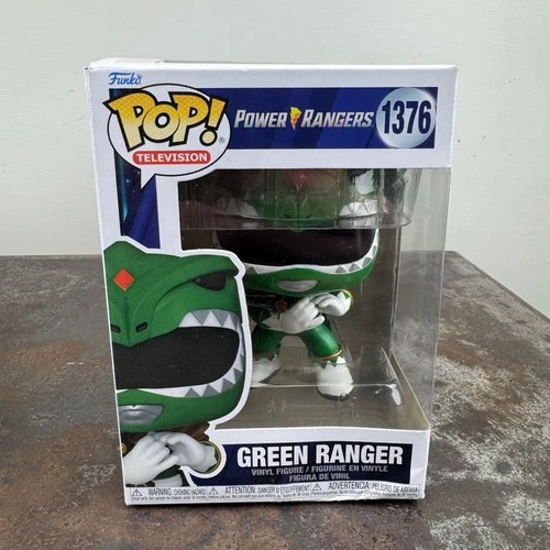 Funko Pop Television POWER RANGERS Green Ranger 1376 w/ Imperfect Box