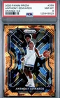 2020 Panini Prizm Anthony Edwards RC Orange Ice #258 PSA 8 Rookie Timberwolves