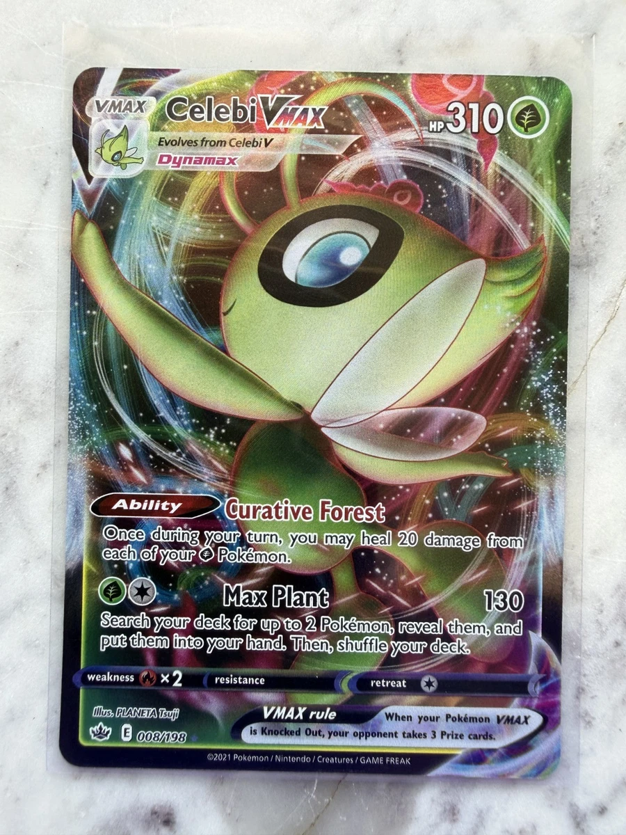 celebi pokemon card ebay V 001/202 Holo Ultra Rare Sword & Shield Base Set TCG 007/198 / Ultra Rare Card Type / HP / Stage Celebi XY111 Generations Special Ultra