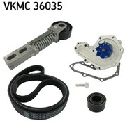 SKF Wasserpumpe + Keilrippenriemensatz Vkmc 36035 FüR Renault JA0 LA0 ScÉNic 1 3
