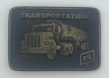 Vintage Spec-Cast FS Transportation Semi Truck Belt Buckle Rockford IL