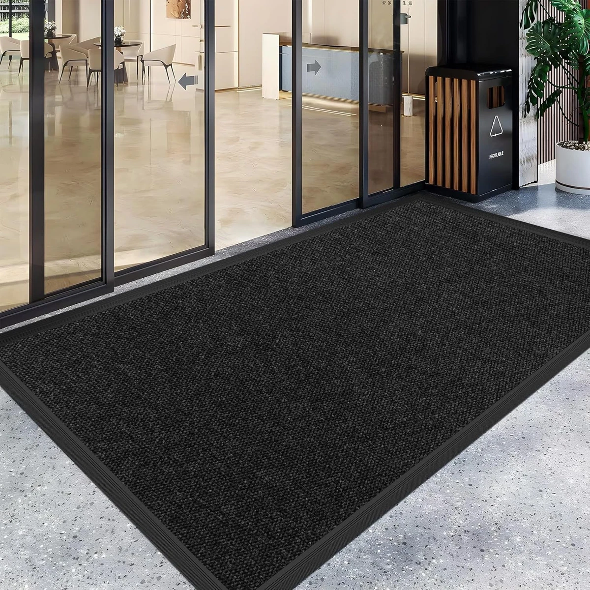 Ninamar Natural Coir Boot Scrubber Door Mat - 30cm x 33cm