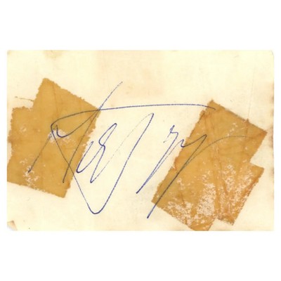 Mick Jagger Autograph 1963