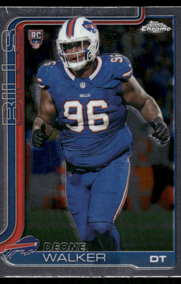 2025 Topps Chrome #360 Deone Walker RC - FB
