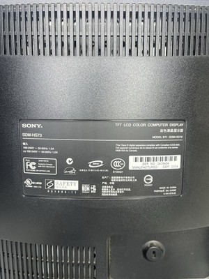 Sony SDM-HS73 LCD Monitor for sale online | eBay