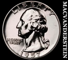 1957 Silver Washington Quarter - Choice Gem Proof  Lustrous  #G9638