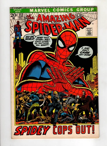 Amazing Spider-Man #112 1972 FN/VF 7.0-7.5 ROMITA SR. COVER!