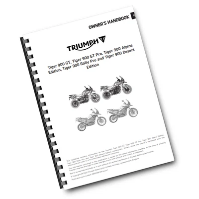 TRIUMPH OWNERS HANDBOOK USER MANUAL - 2026 - TIGER 900 GT ALPINE EDITION - Image 1 of 2