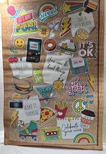 Motivational  WALL POSTER 24 x 36 New /Sealed/rolled Classroom Corkboard-look