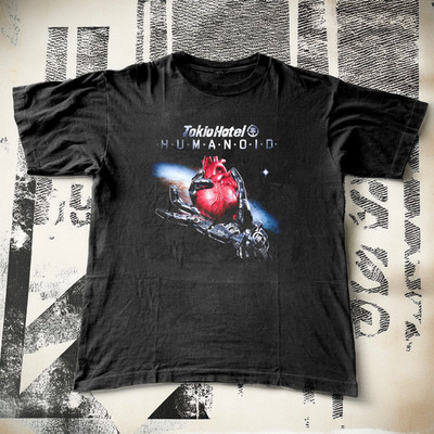 Tokio Hotel Humanoid Album Cover Black Cotton Shirt size S-5XL H439