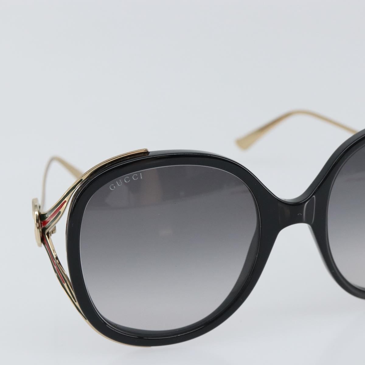 GUCCI Interlocking Web Sherry Linen Sunglasses me… - image 6