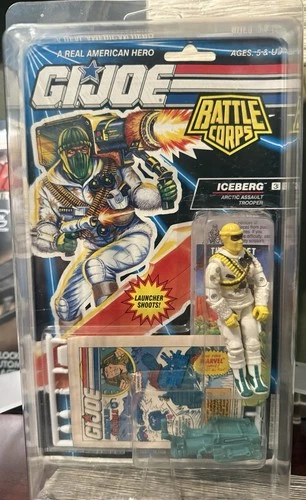 GI Joe 1992 Iceberg Battle Corps w/MOC Masters Case MOC