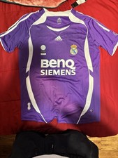 Adidas Real Madrid 2007-08 camiseta local morada y blanca #LaLiga #RealMadrid