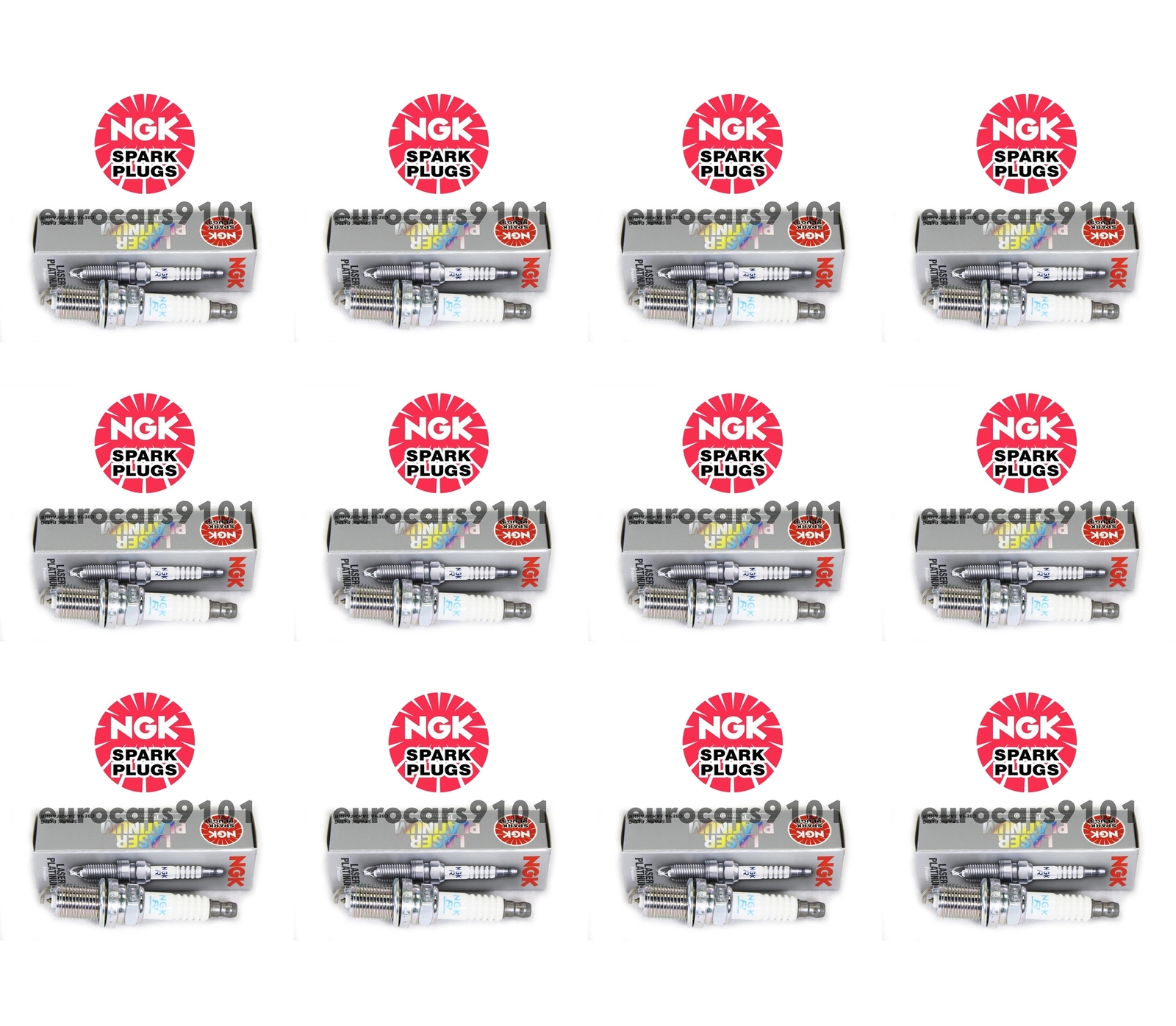 Set of 12 Volkswagen Jetta NGK Spark Plugs 6458 101000063AA