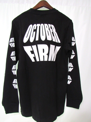 OVO Very Own October Firm Drake Black Graphic Long Sleeve T-Shirt  