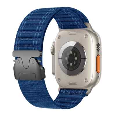 Nylon Sport Loop Armband für Apple Watch Series 2 3 4 5 6 7 8 9 10 SE + Ultra