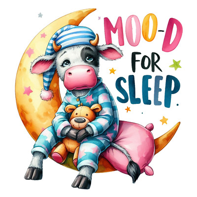 Wall Decal Sticker Funny Cow Quote Wall Sticker 18X18cm Large