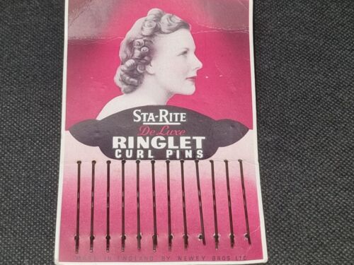 Vintage 1950-60s Sta-Rite Ringlet Curl Pins Pack - Picture 1 of 1