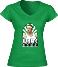 V-NECK Ladies Boston Celtics Brian Scalabrine White Mamba jersey shirt Ladies