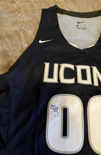 KIA NURSE Women's Basketball UCONN HUSKIES Sewn NIKE Jersey NEW Medium Signed