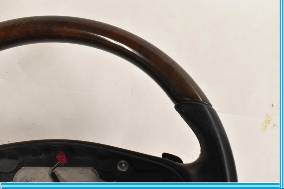 Mercedes Benz E350 Steering Wheel Wood Leather Black 10 11 A2074601003 - Image 2 of 4