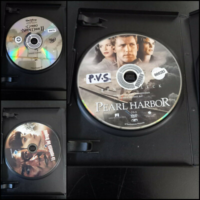 DVD 3 TITOLI -LA VENDETTA DEL DRAGONE-PEARL HARBOR-IL GOBBO DI NOTRE DAME 2 (1PZ