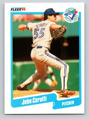 John Cerutti 1990 Fleer #78 Toronto Blue Jays