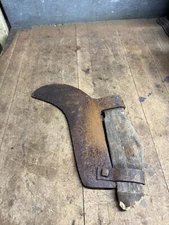 Antique Old Primitive Brush Corn Cutter Axe Metal Head Logger Farm Hand Tool USA