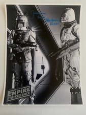 JEREMY BULLOCH & ALAN HARRIS In Person Signed Autograph 30x40cm STAR WARS