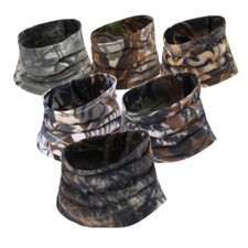 Winter Thermal Fleece Neck Warmer Gaiter Half Face Mask Ski Motorcycle Scarf Hat