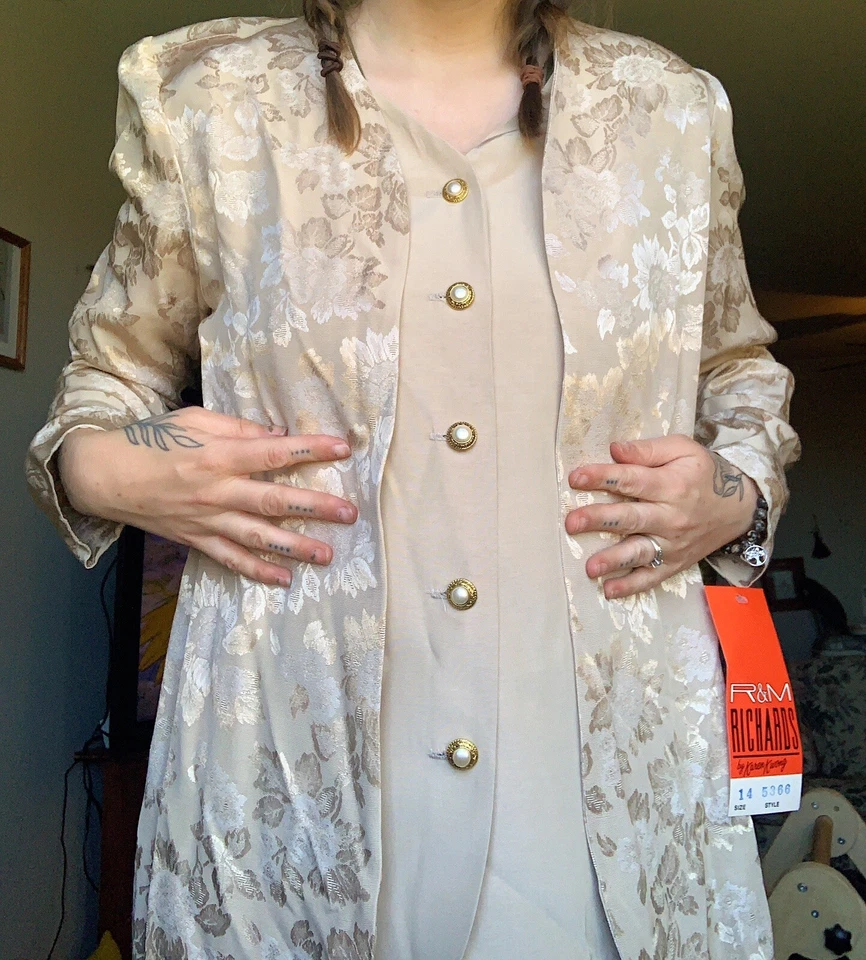 Blusa R&M Richards vintage rara con etiquetas! Foto 2 de 4